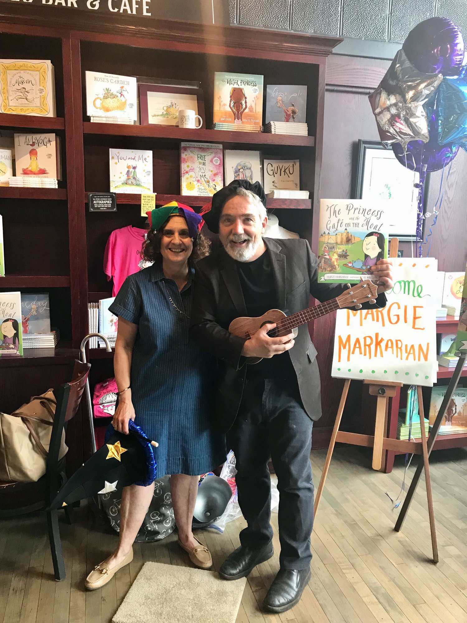 Storytime Fun with the “Lyrical” Peter Reynolds at  Blue Bunny Books by Margie Markarian