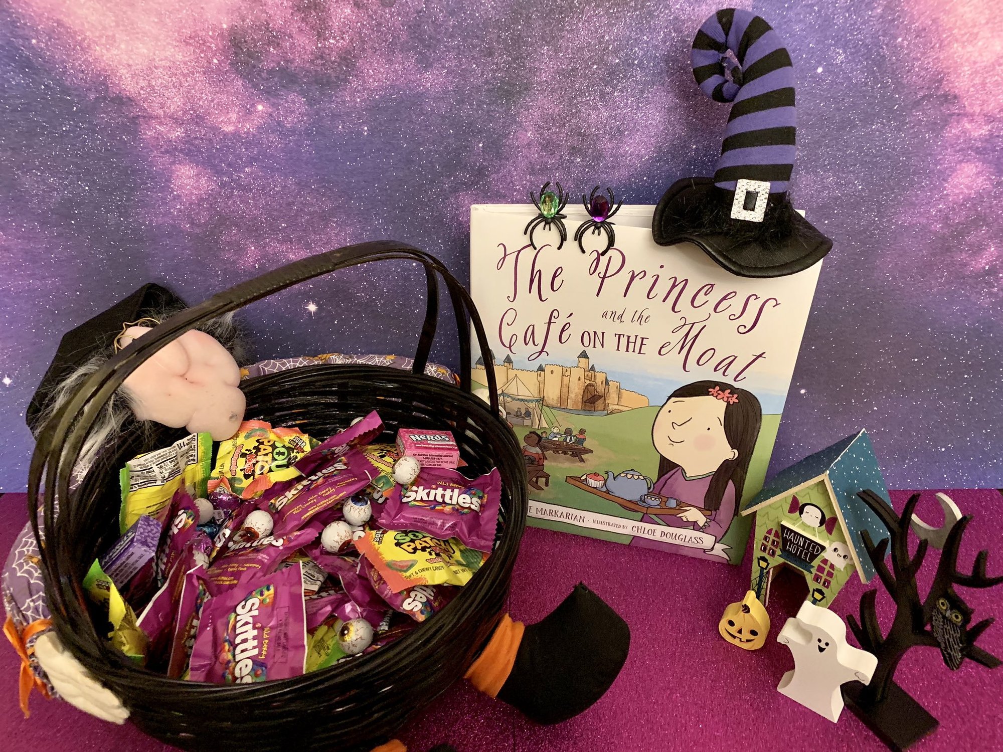 Happy Halloween from The Princess and the Cafe on the Moat by Margie Markarian